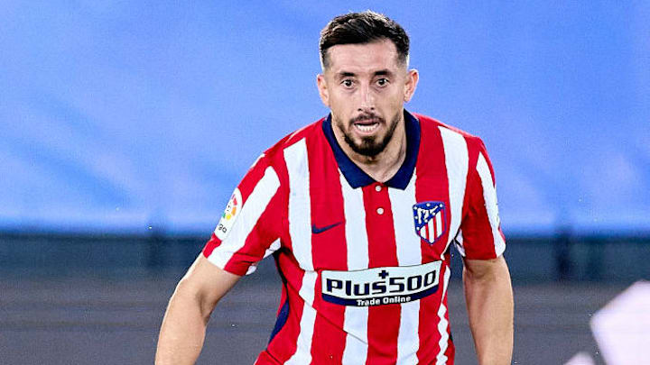 Héctor Herrera poco a poco fue sumando más minutos en el Atlético Madrid.