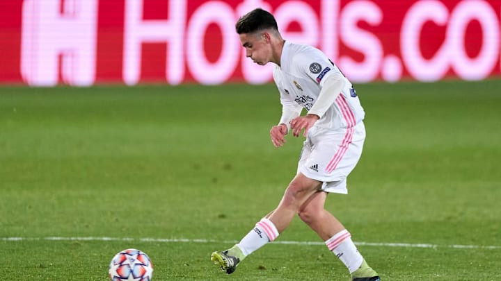 Bekam im Spiel bei der UD Levante den Vorzug gegenüber Isco: Sergio Arribas (hier im Champions League-Spiel gegen Borussia Mönchengladbach)