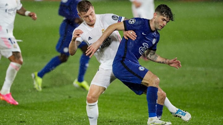 Christian Pulisic Toni Kroos Real Madrid Champions League Chelsea Fulham