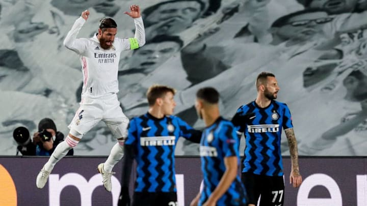L'Inter Milan a cédé en fin de rencontre face au Real Madrid.