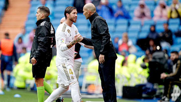 Sergio Ramos dan Zinedine Zidane