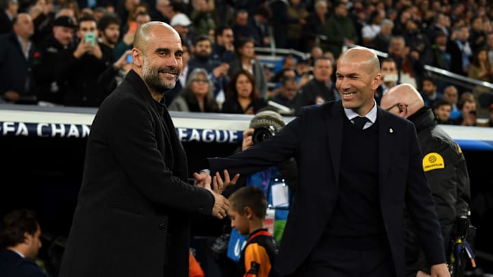 Pep Guardiola dan Zinedine Zidane