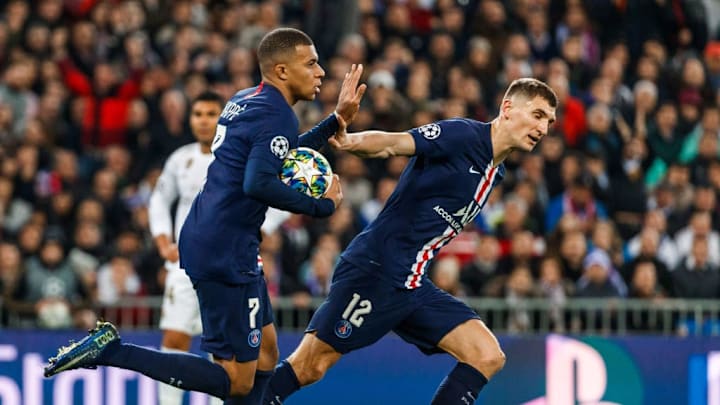 Mbappé marcó frente al Real Madrid en el Bernabéu