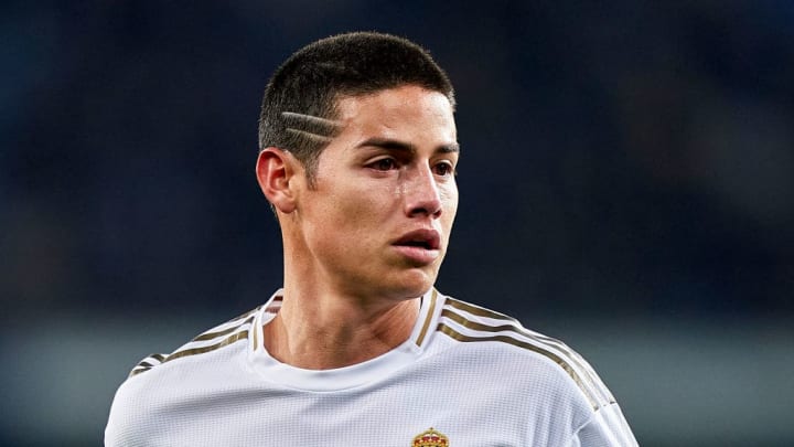 James Rodríguez está en Inglaterra para firmar por el Everton