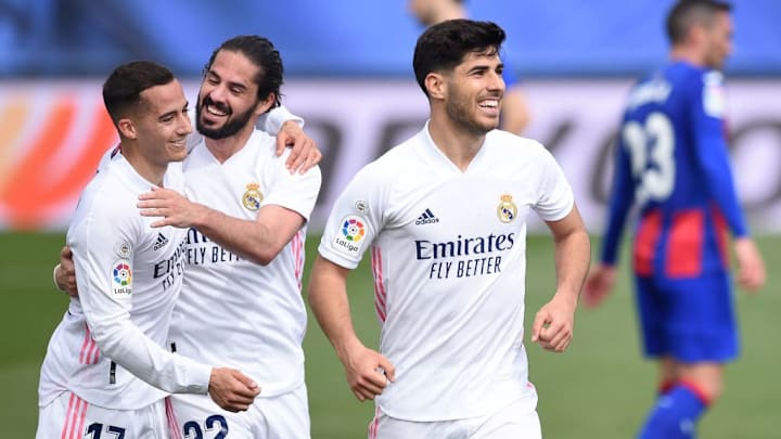 Marco Asensio, Lucas Vazquez, Isco