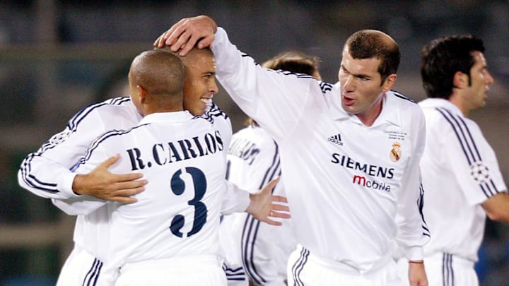 Ronaldo Zinedine Zidane Roberto Carlos Real Madrid Galácticos