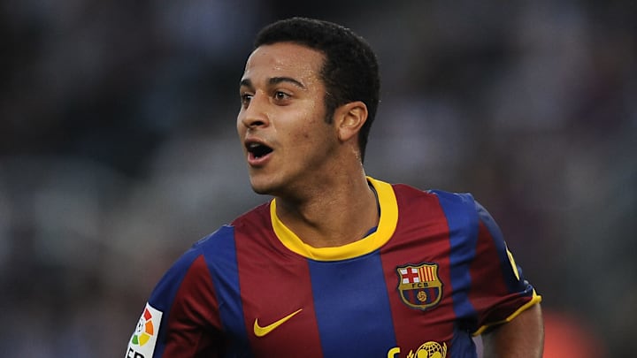 Thiago Alcántara ganó la Champions con el Barcelona 