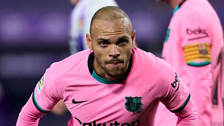 Braithwaite llegó al FC Barcelona en febrero de 2020