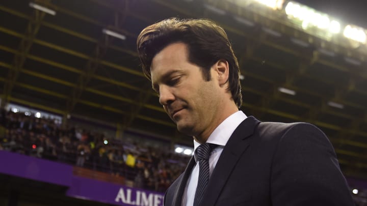 El entrenador Santiago Solari. El entrenador Santiago Solari.