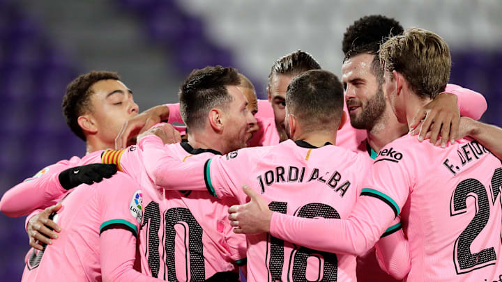 Barcelona menang telak 3-0 dari Real Valladolid