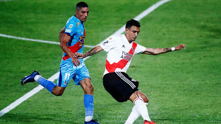River Plate v Arsenal - Copa Diego Maradona 2020 - Matías Suárez engancha.