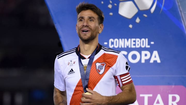 Ponzio celebrando la Recopa