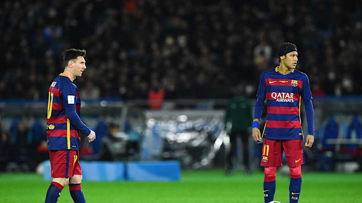 Neymar y Messi en el Mundial de Clubes
