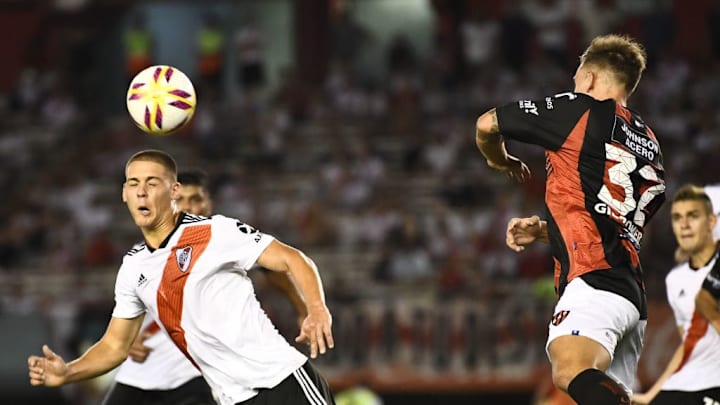 River Plate v Patronato - Girotti en su primer partido en Primera.