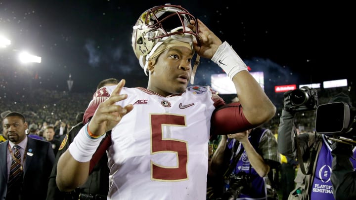 Jameis Winston won the Heisman Trophy as a true freshman. Jameis Winston won the Heisman Trophy as a true freshman.