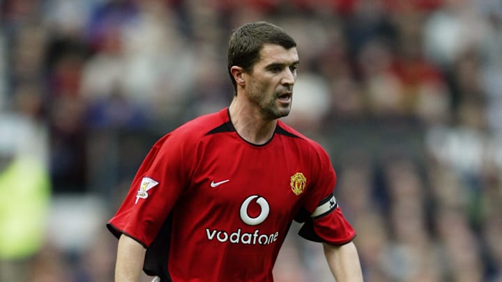 Roy Keane of Manchester United in action