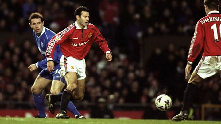 Ryan Giggs avec Manchester United en 1999.