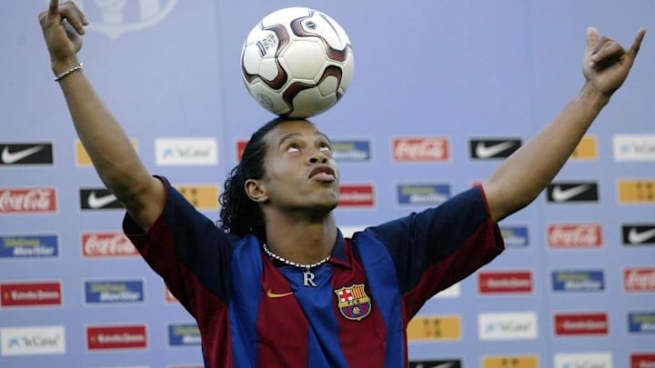 SOCCER-SPAIN-BARCELONA-RONALDINHO