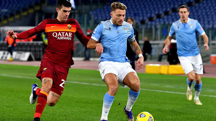 Il duello tra Immobile e Mancini Il duello tra Immobile e Mancini