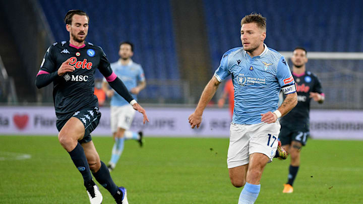 Fabian Ruiz insegue Immobile Fabian Ruiz insegue Immobile