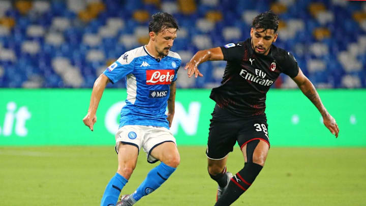 SSC Napoli v AC Milan - Serie A