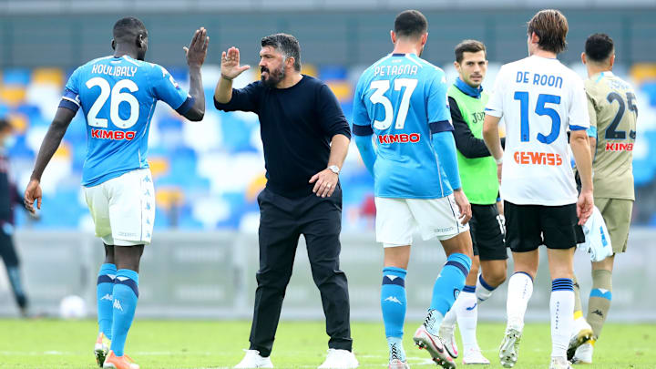 Gattuso, Koulibaly e Petagna