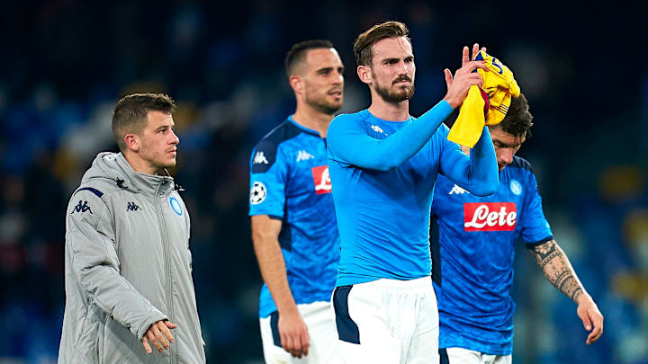 SSC Napoli v FC Barcelona - UEFA Champions League Round of 16: First Leg