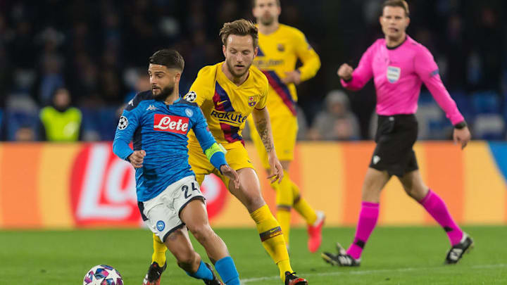 SSC Napoli v FC Barcelona - UEFA Champions League Round of 16: First Leg