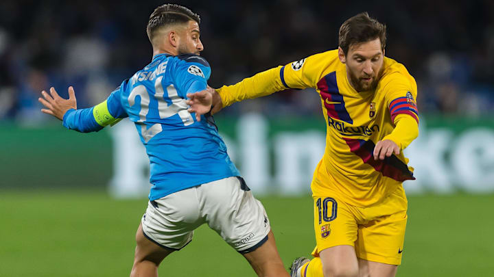 SSC Napoli v FC Barcelona - UEFA Champions League Round of 16: First Leg SSC Napoli v FC Barcelona - UEFA Champions League Round of 16: First Leg