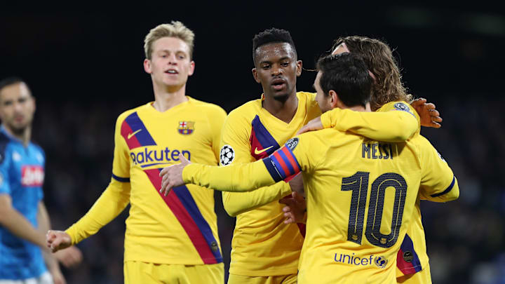 SSC Napoli v FC Barcelona - UEFA Champions League Round of 16: First Leg SSC Napoli v FC Barcelona - UEFA Champions League Round of 16: First Leg