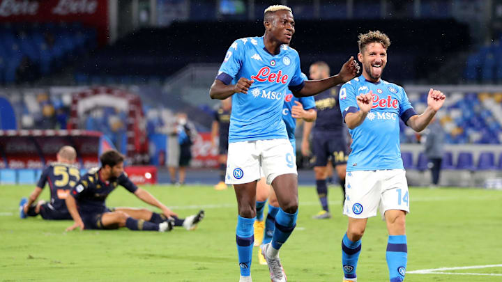 Victor Osimhen e Dries Mertens Victor Osimhen e Dries Mertens