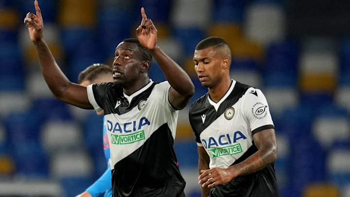 Stefano Okaka'nın gol sevinci Stefano Okaka'nın gol sevinci