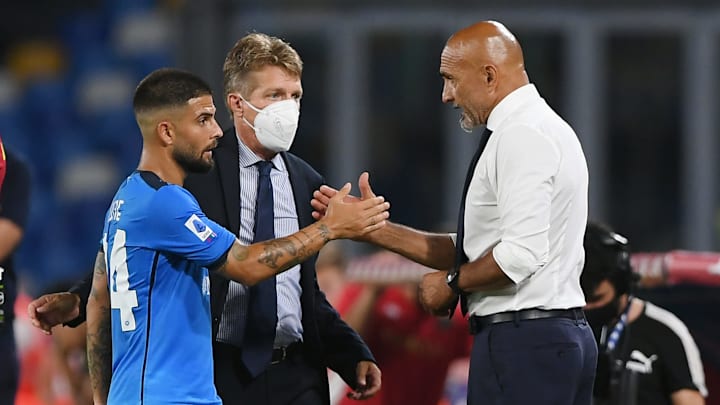 Lorenzo Insigne e Luciano Spalletti Lorenzo Insigne e Luciano Spalletti