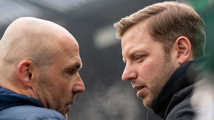 Kohfeldt (re.) wird nicht die Nachfolge von Schreuder antreten
