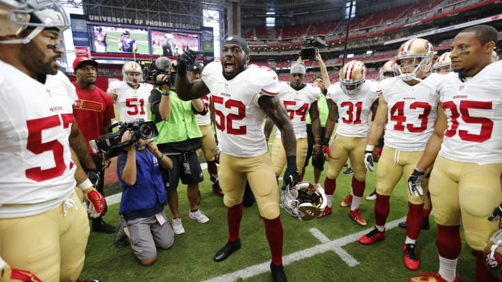 San Francisco 49ers linebacker Patrick Willis