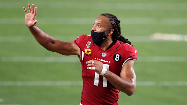 Larry Fitzgerald es uno de los receptores de los Arizona Cardinals