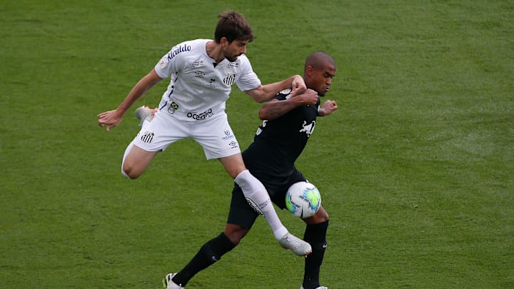 Santos v Red Bull Bragantino Play Behind Closed Doors the First Round of the 2020 Brasileirao Series