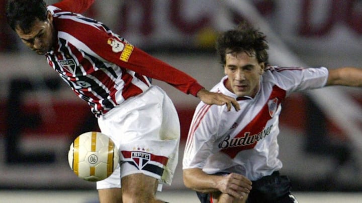 Sao Paulo's Danilo vies for the ball wit
