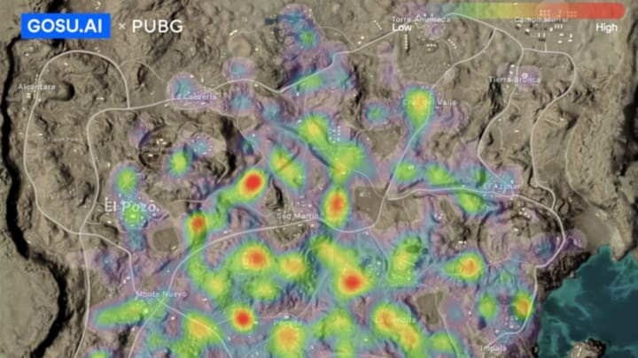 Pubg Fan Creates Heatmap For Miramar Pubg heatmap is an analyzer for player unknown's battle ground. pubg fan creates heatmap for miramar