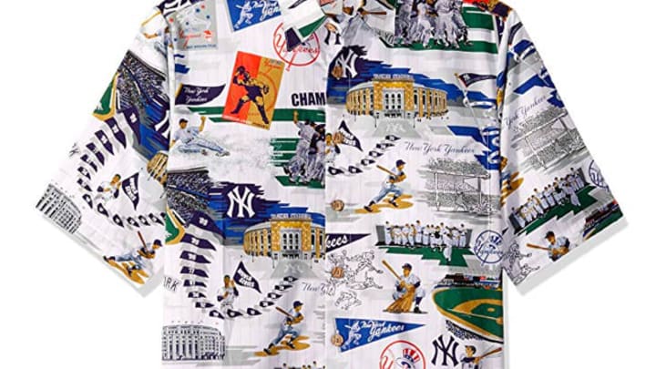 A Yankees Hawaiian shirt is perfect for the tropical Christmas