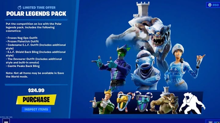 Download Polar Legends Bundle Fortnite Leaked