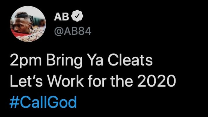 Free agent wide receiver Antonio Brown is at it again on Twitter on New Year's Eve. Free agent wide receiver Antonio Brown is at it again on Twitter on New Year's Eve.