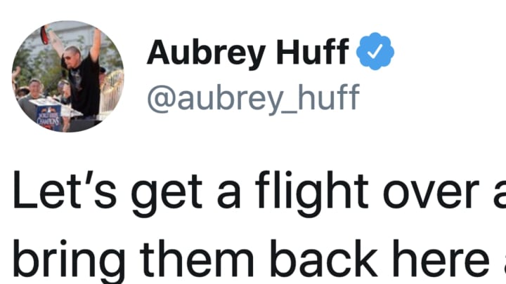 Aubrey Huff's garbage Twitter account has hit new depths