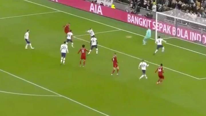 Liverpool's Roberto Firmino slots home in the first half against Tottenham Hostpur Liverpool's Roberto Firmino slots home in the first half against Tottenham Hostpur