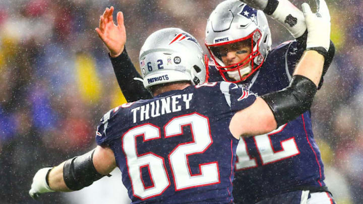 New England Patriots offensive lineman Joe Thuney