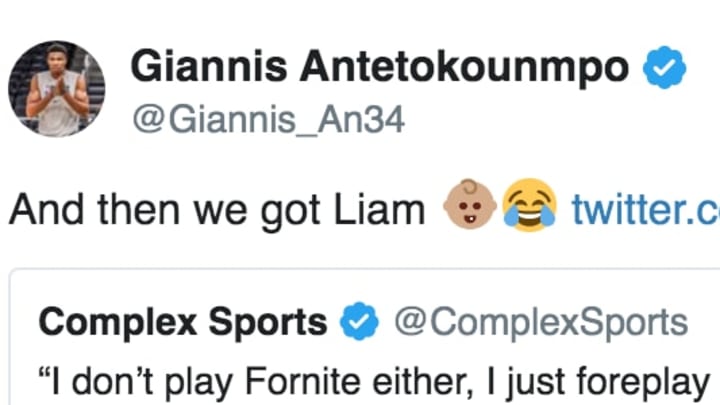 Giannis Antetokounmpo on Twitter