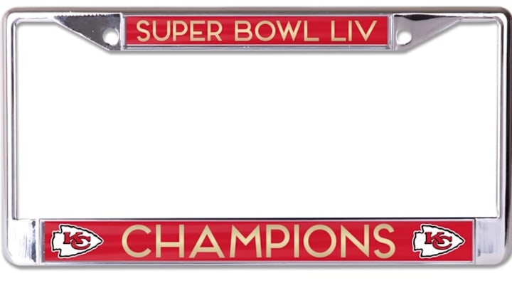 Chiefs SB License Plate
