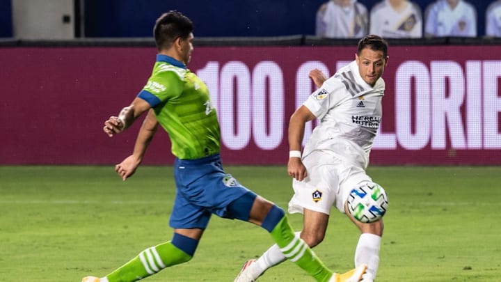 Javier Hernández con Los Angeles Galaxy
