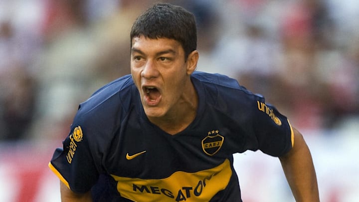 Sebastian Battaglia of Boca Juniors from