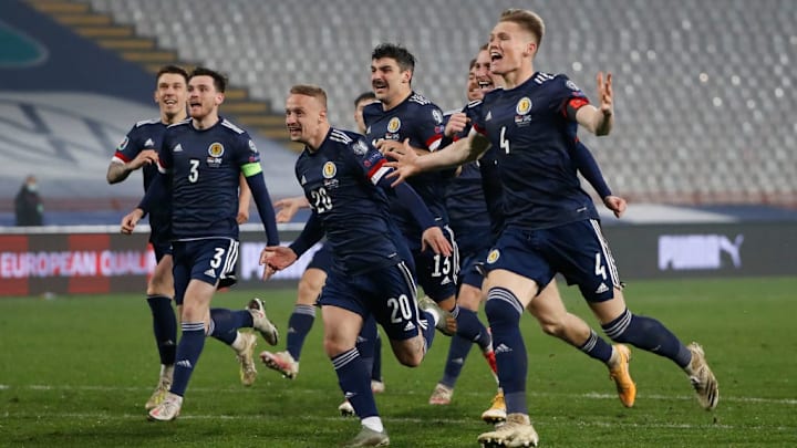 Andy Robertson, Scott McTominay, Leigh Griffiths